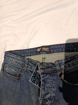Vaqueros Hombre Denim Co. Azul Marino Talla 30