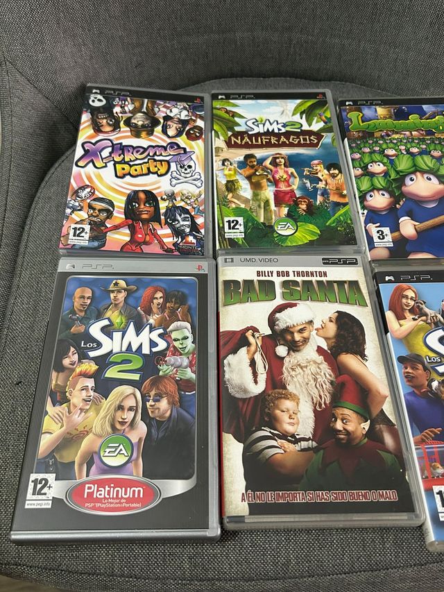 Lote Juegos PSP: Sims 2, Xtreme Party, etc.