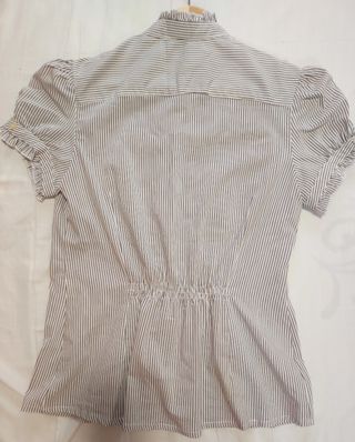 Blusa manga corta Rayas