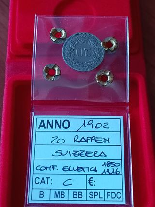 Lotto monete svizzere
