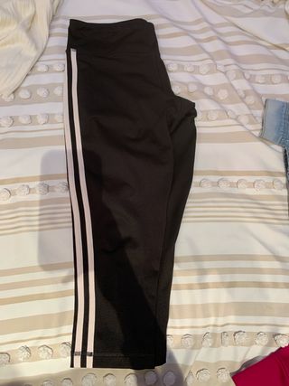 Pantalones Pirata Adidas Negros