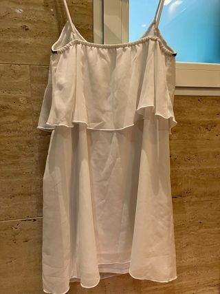Vestido Verano Blanco con Detalles