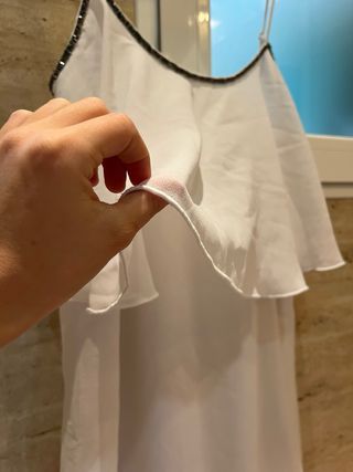 Vestido Verano Blanco con Detalles