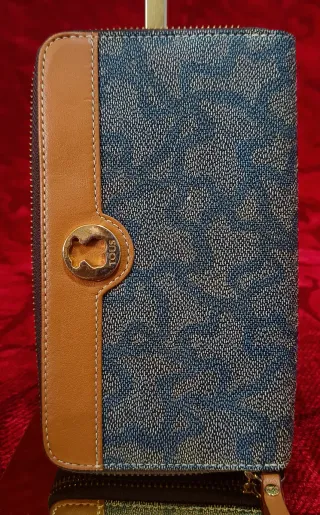 Cartera Tous Azul y Marrón