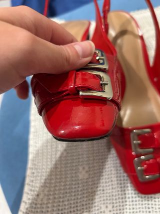 Zapatos Zara Talla 36 Rojos