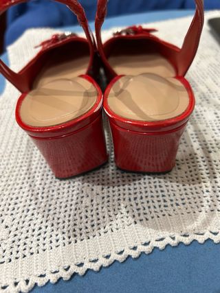 Zapatos Zara Talla 36 Rojos