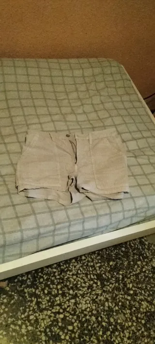 Shorts de vestir beige