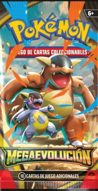 Pokemon Megaevolución 4 sobres