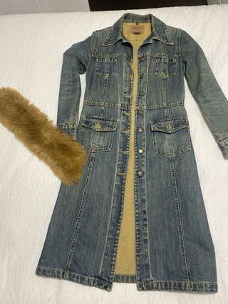 Cazadora vaquera Zara Trafaluc con pelo