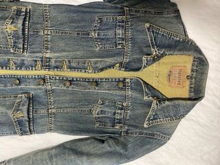 Cazadora vaquera Zara Trafaluc con pelo
