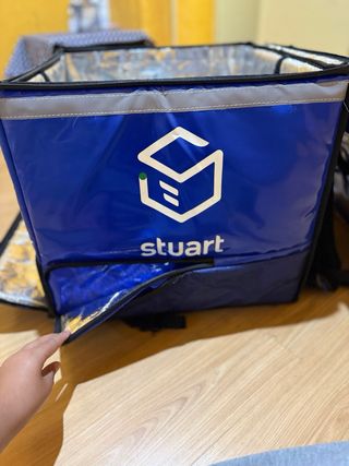 Mochila de entrega Stuart azul