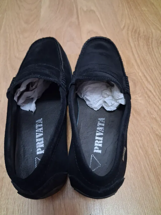 Mocasines Privata Negro Talla 40