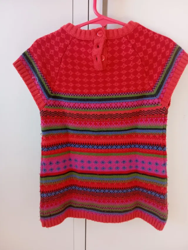 Vestido de punto para niña de 3 años