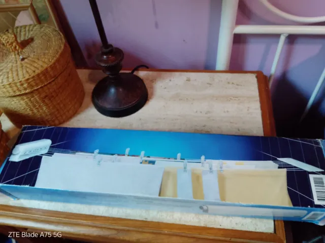 Lámpara colgante blanca diseño jaula