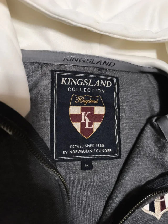 Sudadera Kingsland gris con capucha
