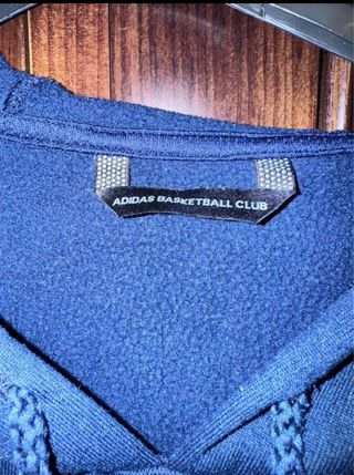 Felpa blu da uomo Adidas Taglia L