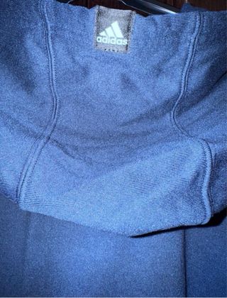 Felpa blu da uomo Adidas Taglia L