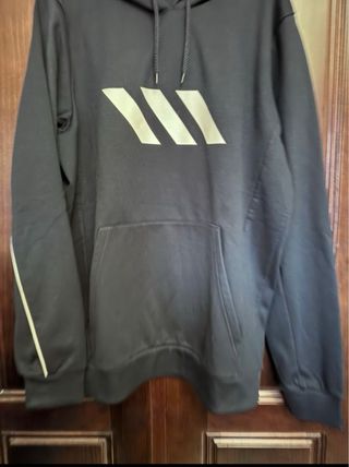 Felpa blu da uomo Adidas Taglia L