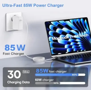Caricabatterie Apple 85W T-Tip MacBook Pro Air