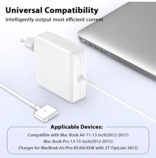 Caricabatterie Apple 85W T-Tip MacBook Pro Air