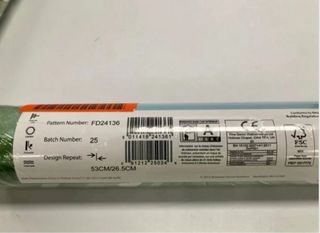 Papel pintado hojas tropicales 4 rollos