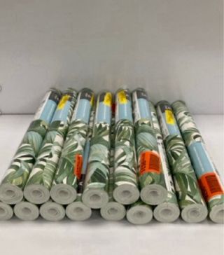 Papel pintado hojas tropicales 4 rollos