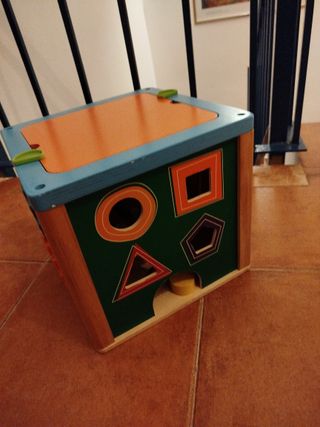 Cubo de Actividades de Madera