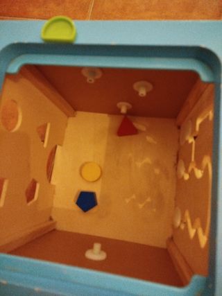 Cubo de Actividades de Madera
