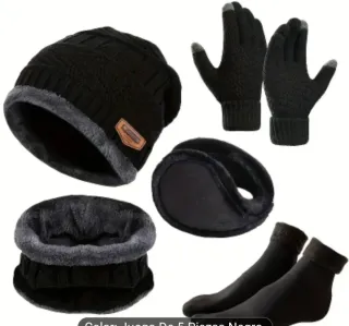 Conjunto invierno gorro,guantes,orejeras etc nuevo