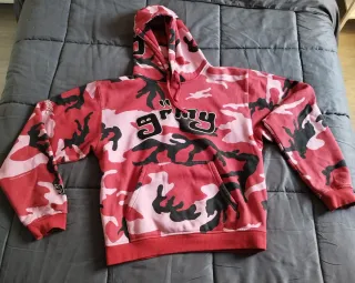 Sudadera GRIMEY Camuflaje Roja