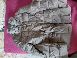 Giubbotto donna grigio imbottito