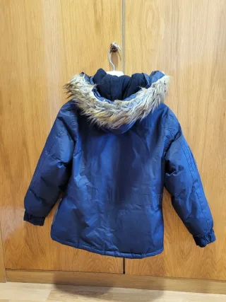 Plumífero Norway Azul con Bandera. TALLA 12