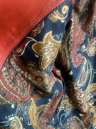 Cazadora Piel Massimo Dutti Roja