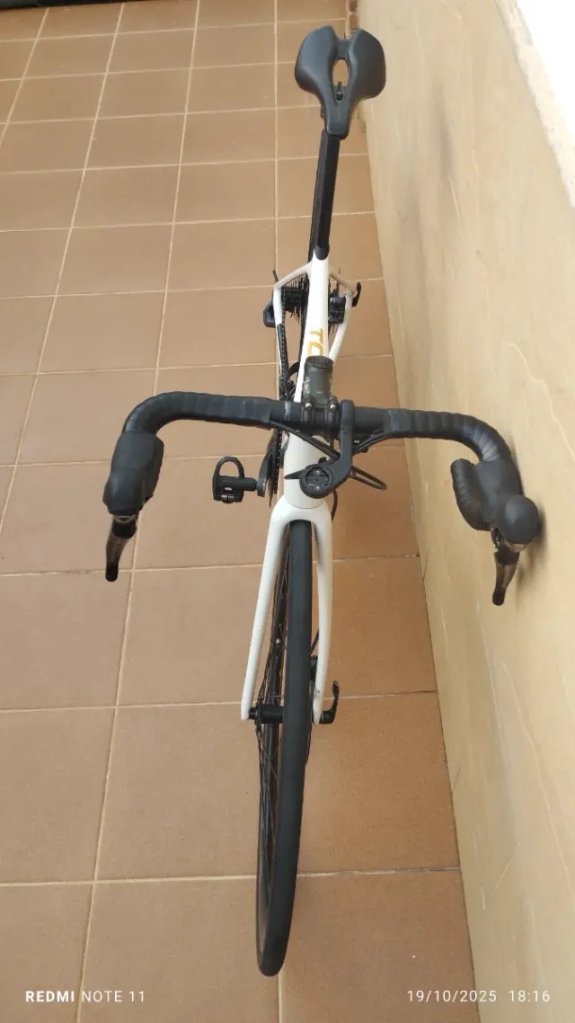 Bicicleta carbono disco con potenciómetro ultegra