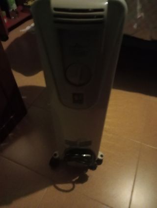 Radiador eléctrico beige