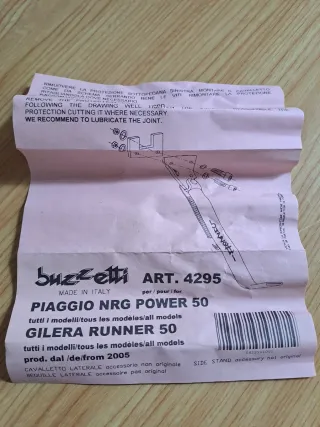 Caballete Lateral Gilera Runner 50