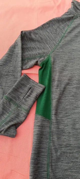 Sudadera Deportiva Hombre Oregon Gris/Verde