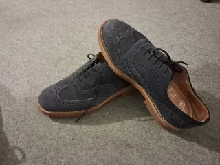 Scarpe Church's scamosciate blu misura 41.5