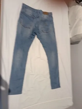 Vaqueros Skinny Pull&Bear Talla 42 Azul