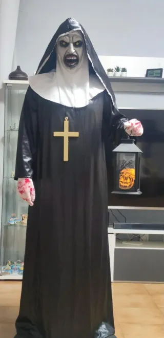 Disfraz La Monja Halloween Terror Talla M/L
