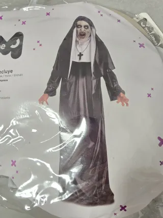 Disfraz La Monja Halloween Terror Talla M/L