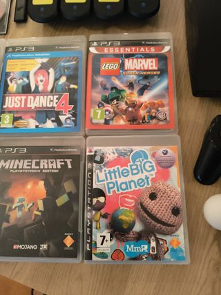 PS3 Slim 120 GB + 7 giochi + controller Buzz!