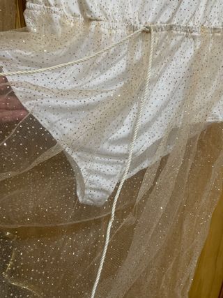 Disfraz sexy tul y motitas brillo talla única