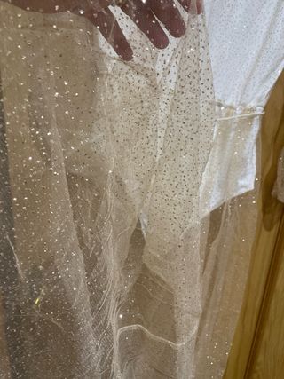 Disfraz sexy tul y motitas brillo talla única