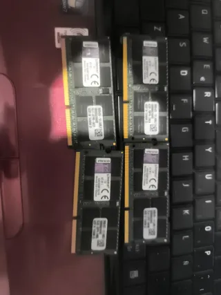 Lote 4 Memorias RAM DDR3 Kingston