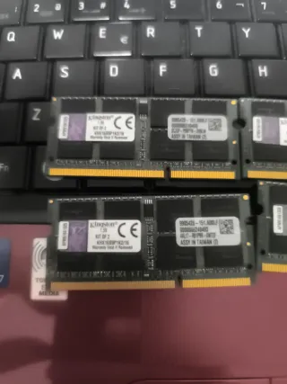 Lote 4 Memorias RAM DDR3 Kingston
