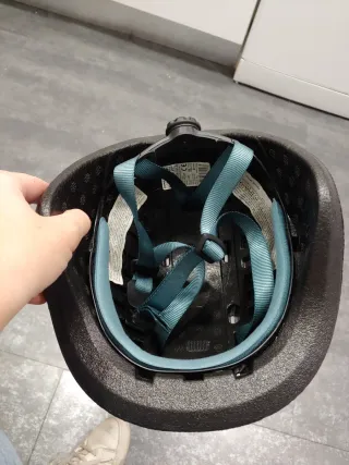 Conjunto esquí 24 meses, manoplas y casco 2xs