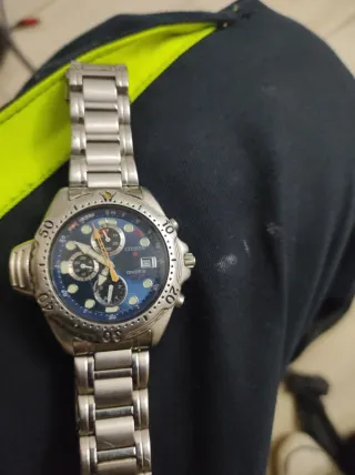 Reloj Citizen Diver's Cronógrafo Azul