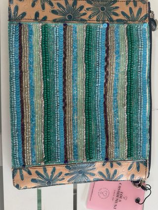 Bolso Lola Casademunt pedrería azul