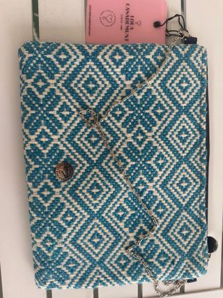 Bolso Lola Casademunt pedrería azul